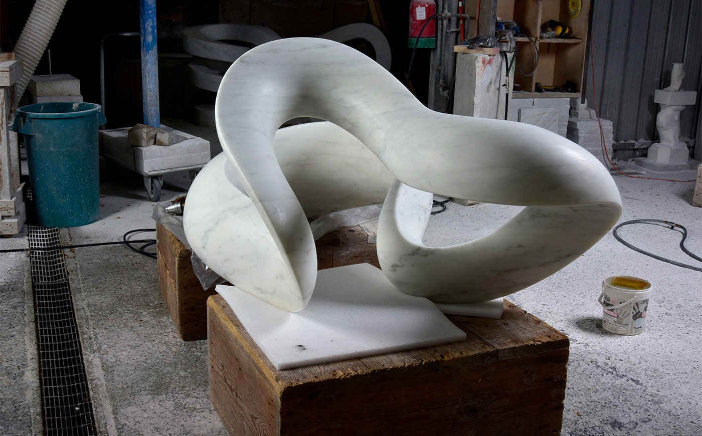 Richard Erdman Studios abstract sculpture process