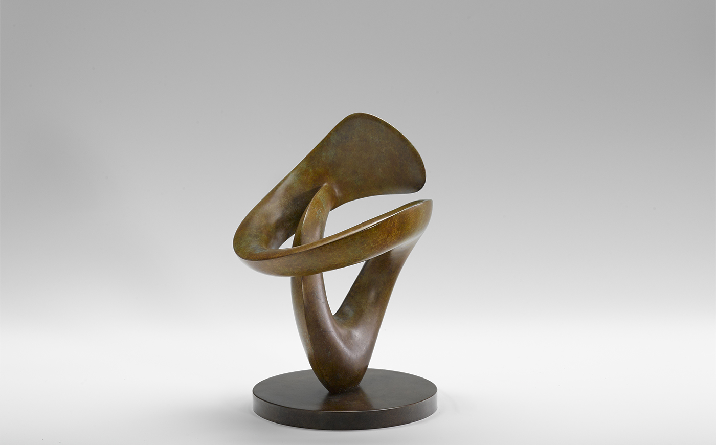 Richard Erdman modern abstract bronze sculpture