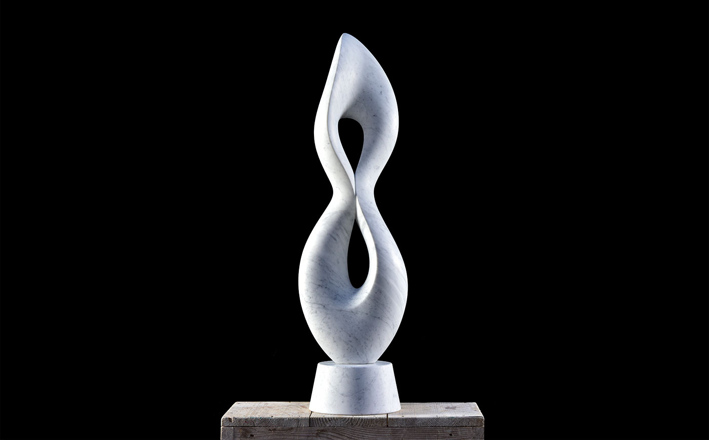 abstract modern marble sculpture