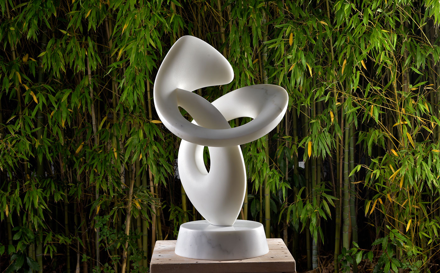 sculpture modern abstract marble