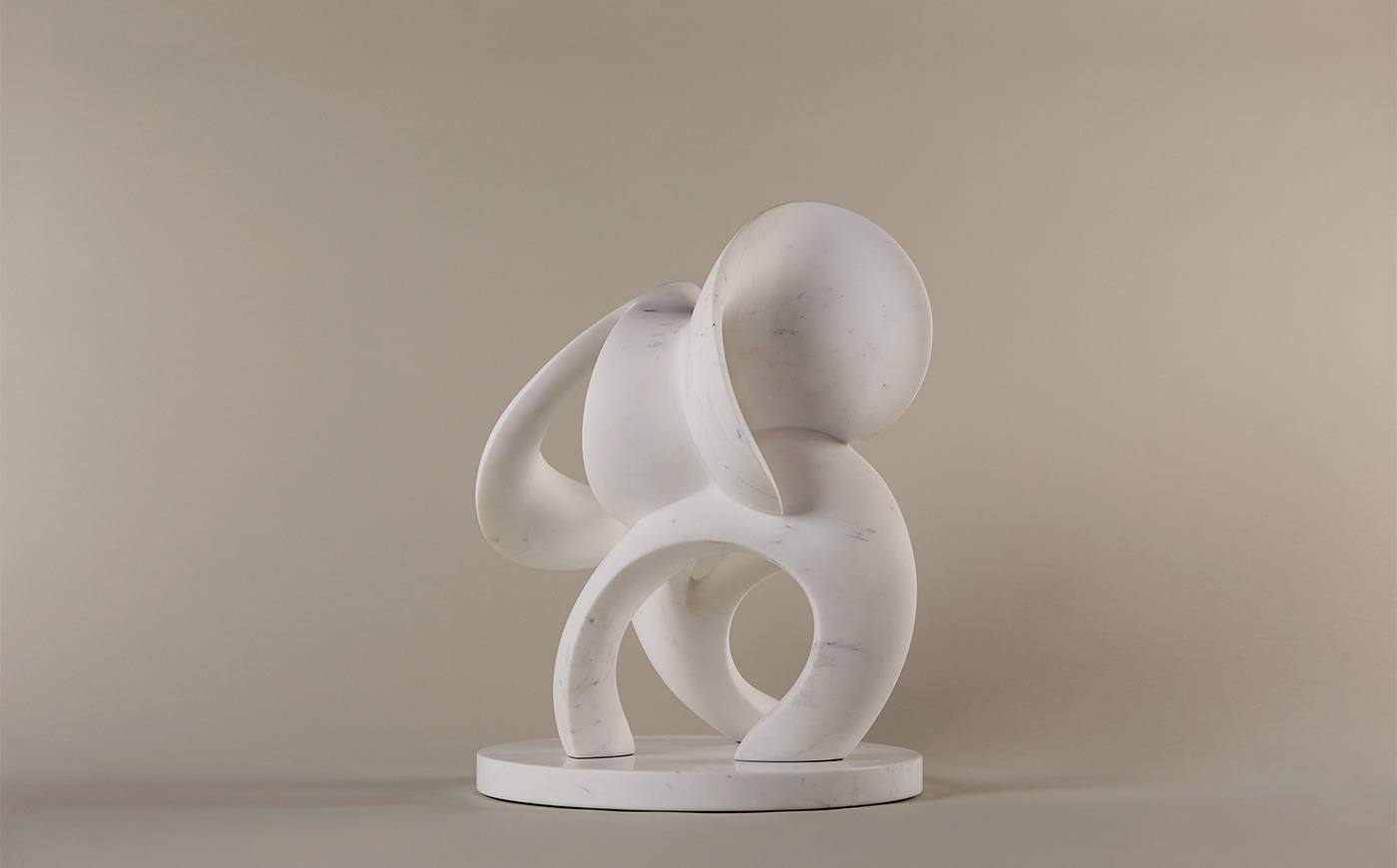 modern abstract stone sculpture Richard Erdman