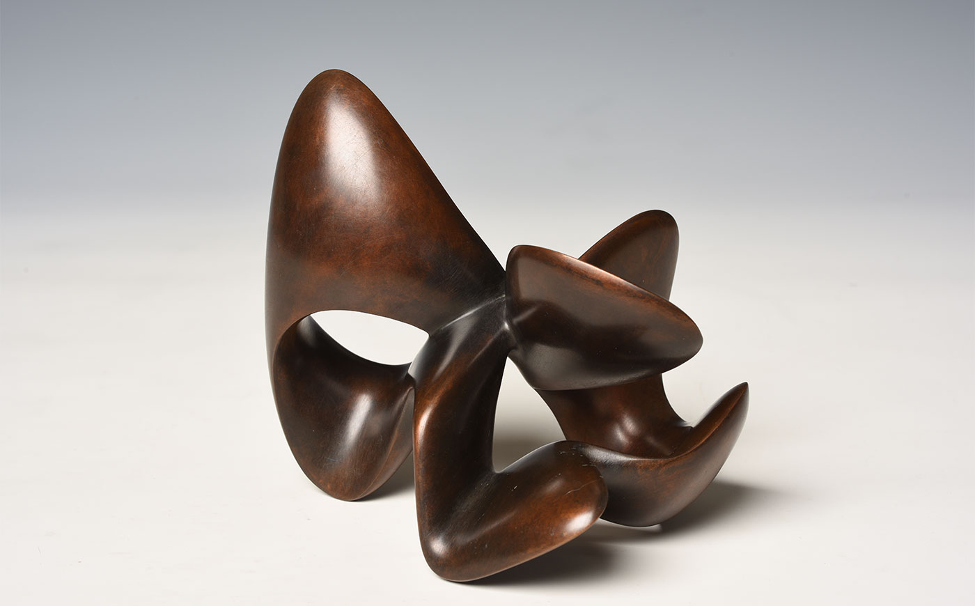 Richard Erdman abstract modern bronze sculpture
