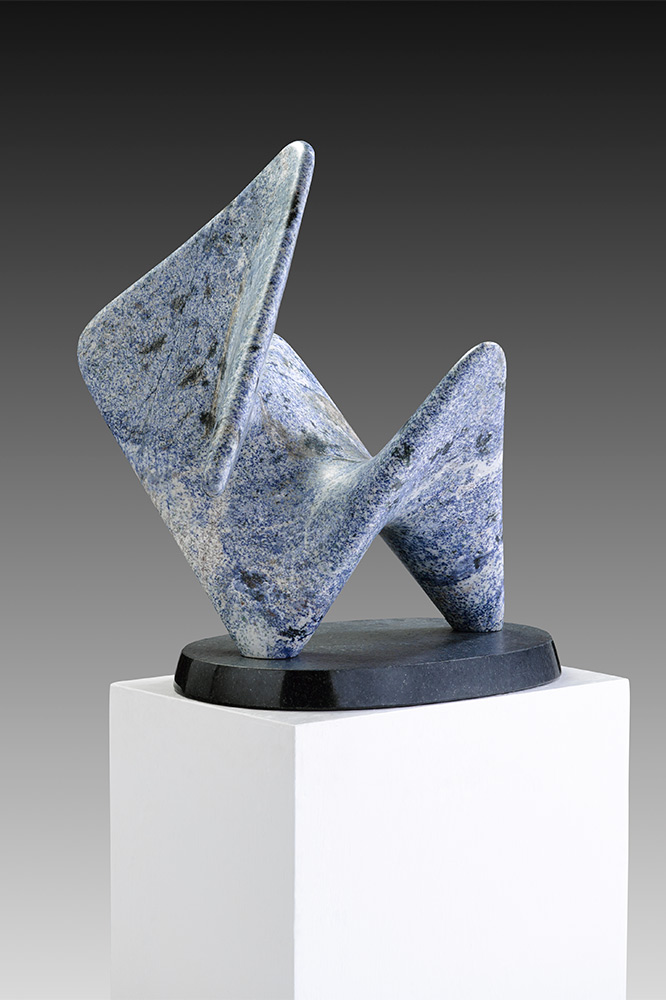 Abstract unique sculpture granite
