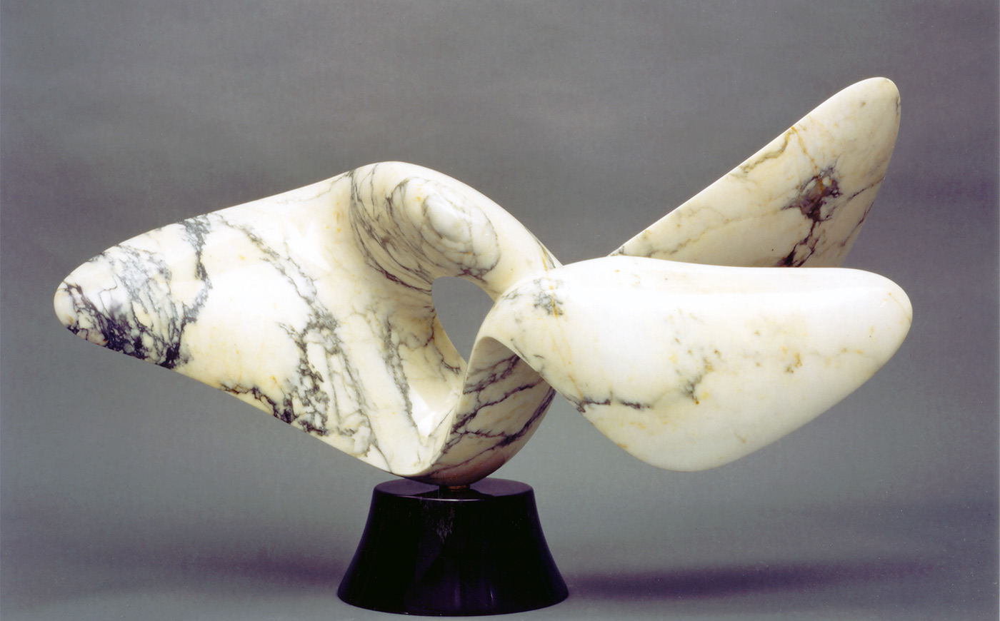 abstract modern italian marble sculpture