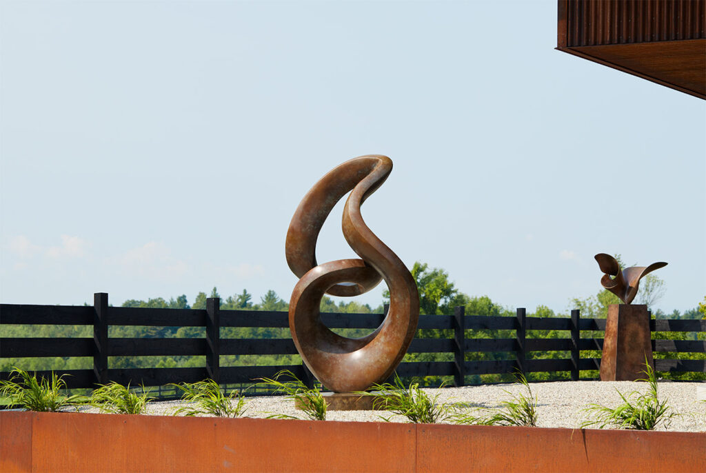 bronze sculpture outdoors for sale