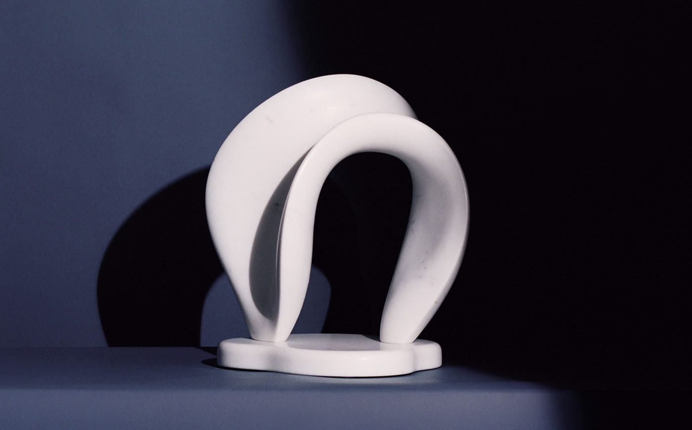 abstract marble sculpture